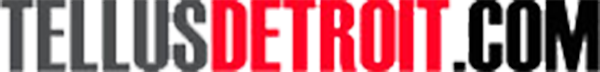 Logo for Tell Us Detroit, featuring the text 'TELL US DETROIT .COM' in a bold font with red and gray colors.